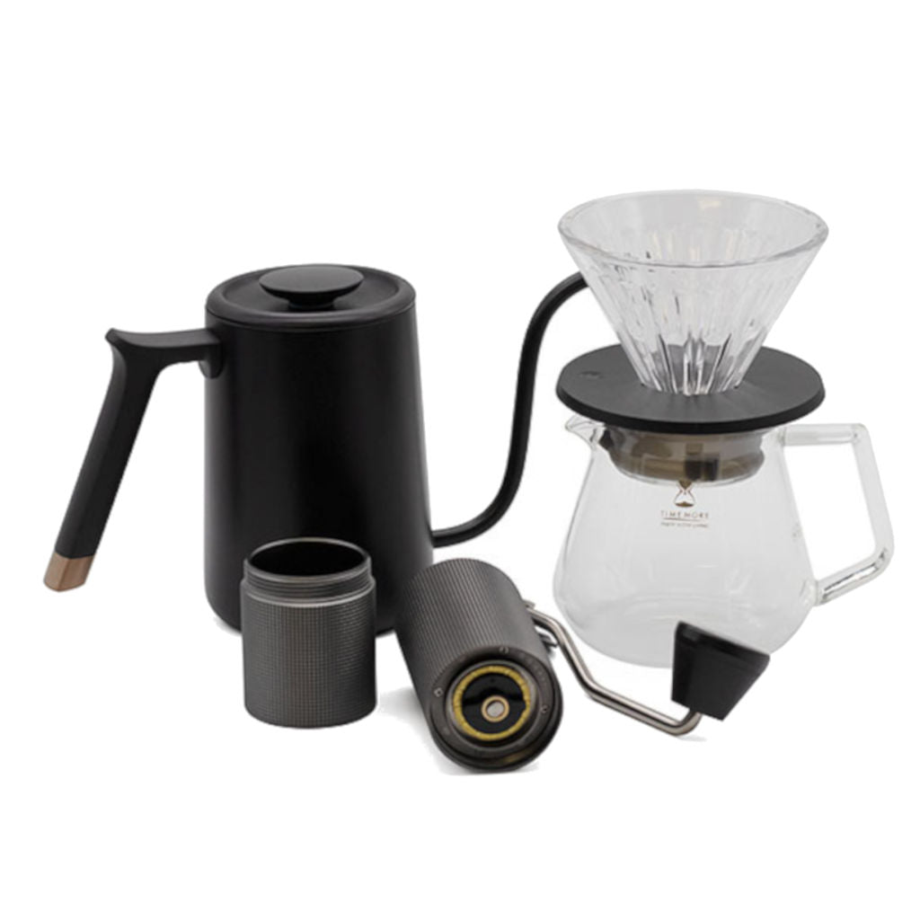 Timemore Pour-Over Set With Grinder Black