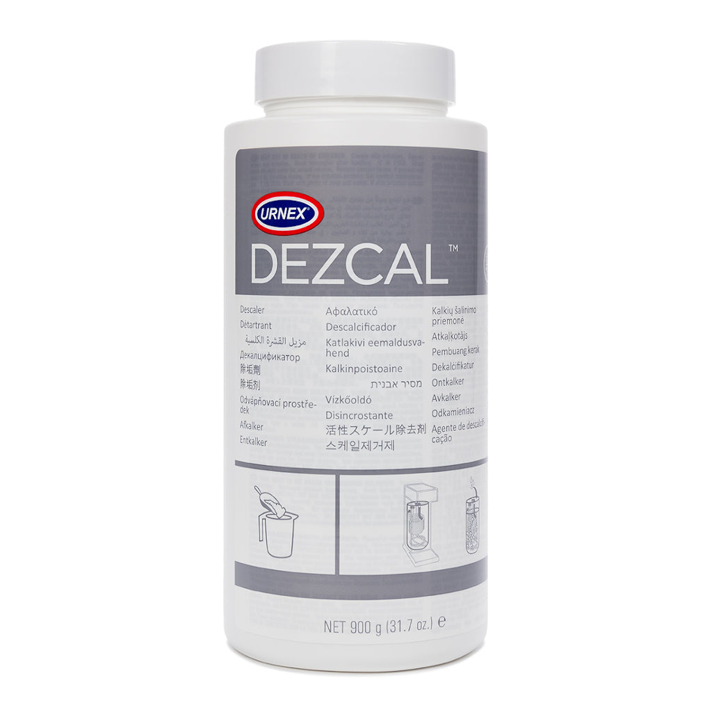 Urnex Dezcal limescale detergent for coffee machines
