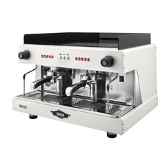 Wega Pegaso Espresso Machine 2 Group White Angle