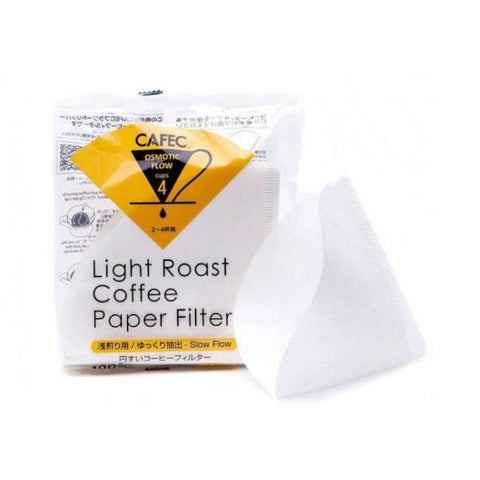 Cafec Light Roast Paper Filter Size 4